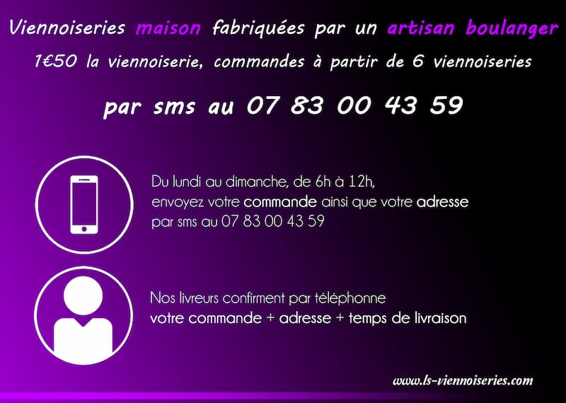 Flyer pour livraison de viennoiseries - LSV