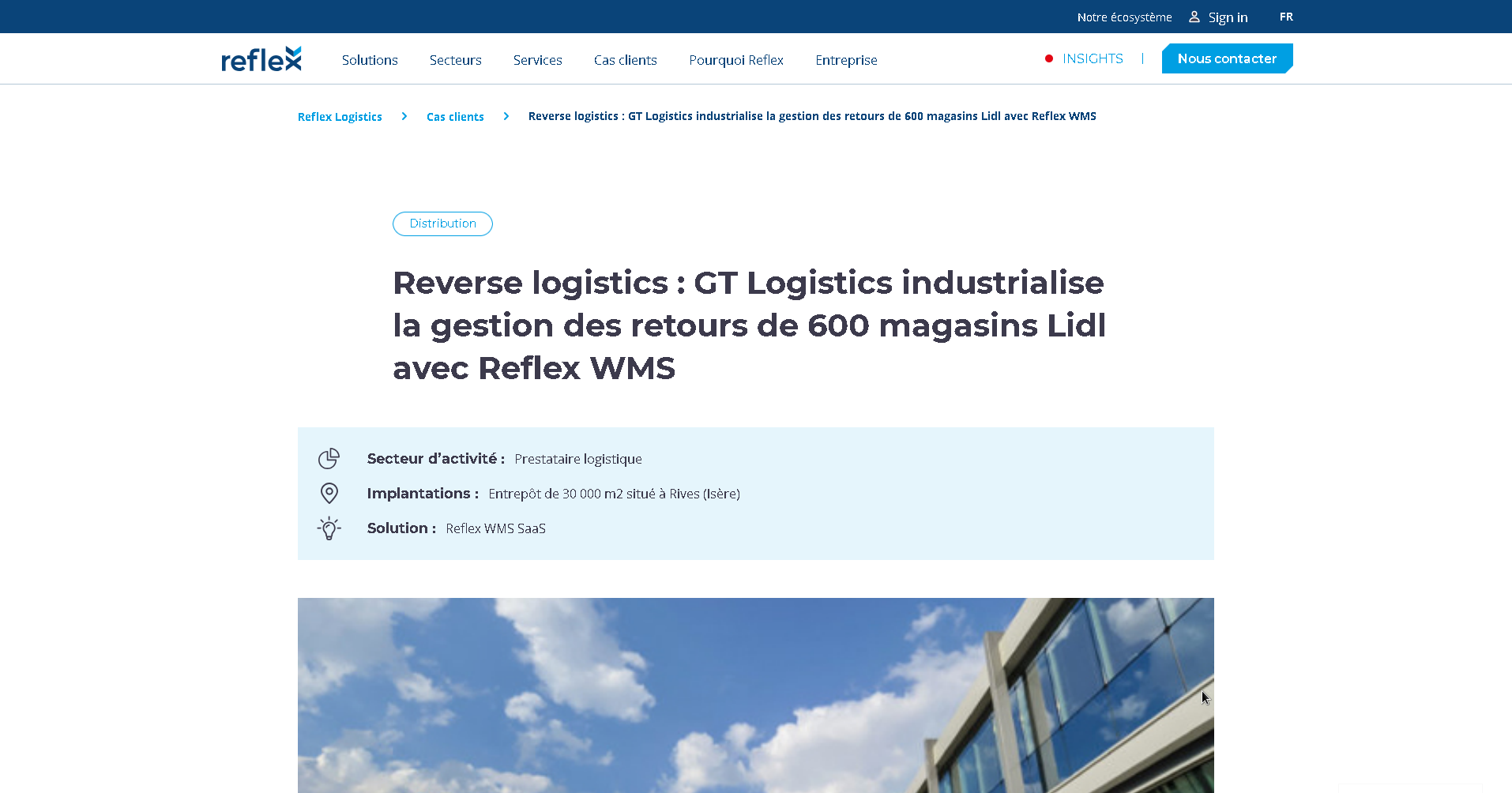 Logiciel WMS Reflex : Fonctionnalité de Gestion des Retours E-Commerce
